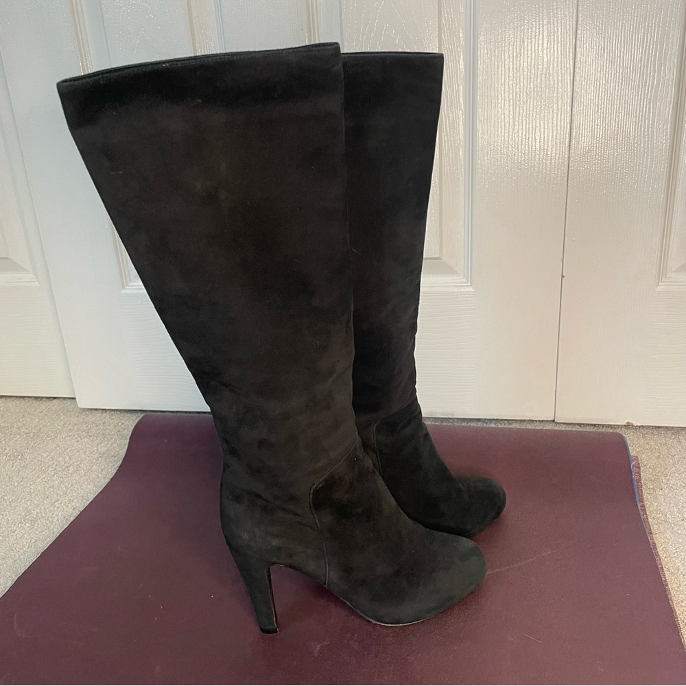 See by Chloé Black Suede High Heel Boots. Size 8.5 = EU 38.5. - Picture 6 of 6